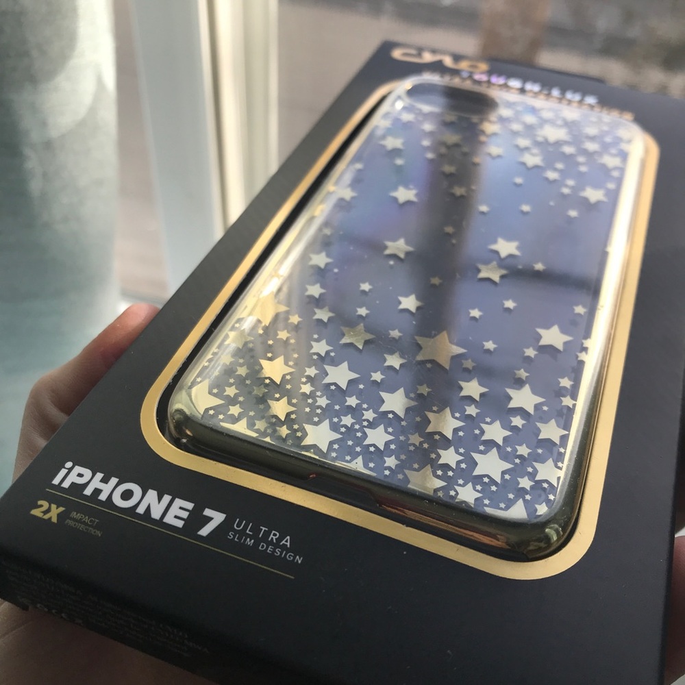 iPhone 7 Case - Gold Stars by Cylo